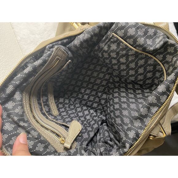 Liebeskind Leather Berlin Handbag Purse Bag With Matching Wallet Taupe Brown - Picture 9 of 15